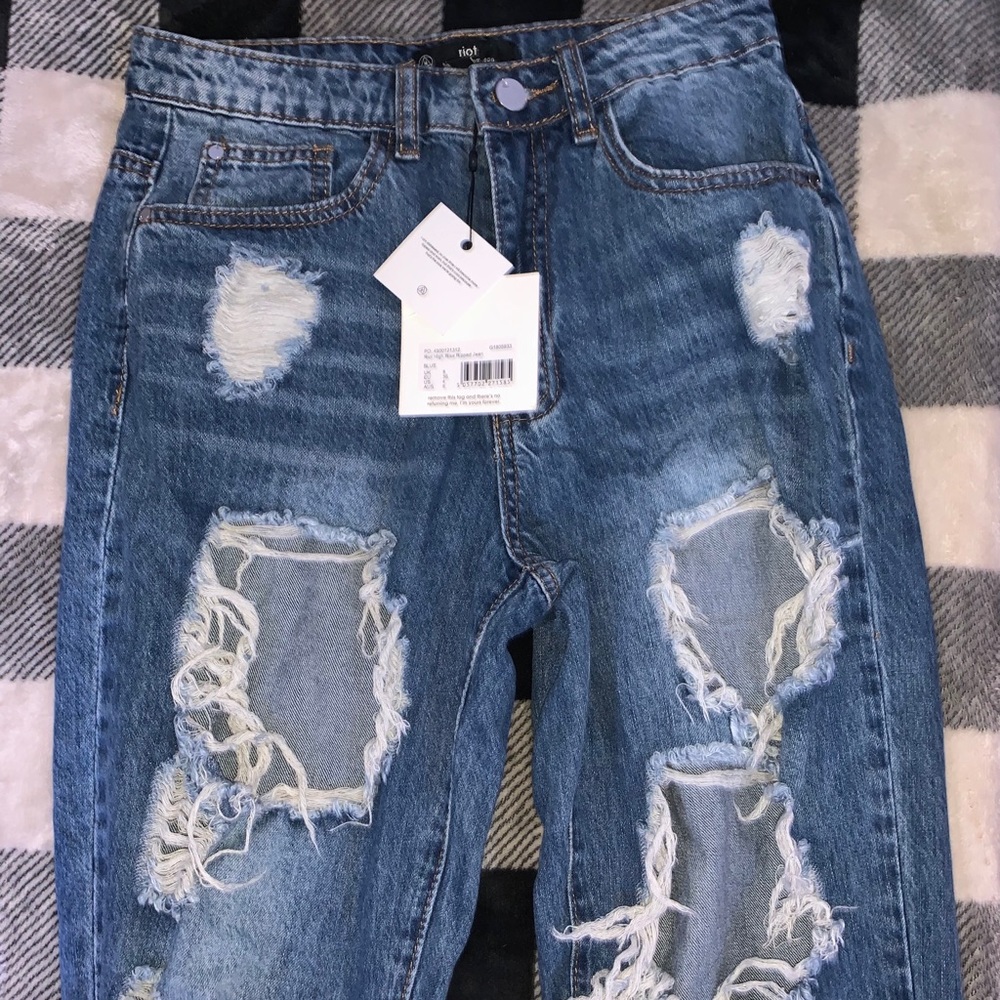 Super High Waisted Mom Jeans